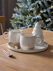 Natural Christmas Hot Chocolate Station with Mugs - Image 3 of 4