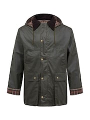 Celtic & Co. Green Mens Grown Wax Jacket - Image 3 of 11