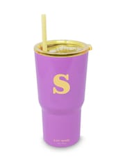 Kate Spade Purple Just Mine Initial Stainless Steel 20 oz Tumbler - Image 2 of 2