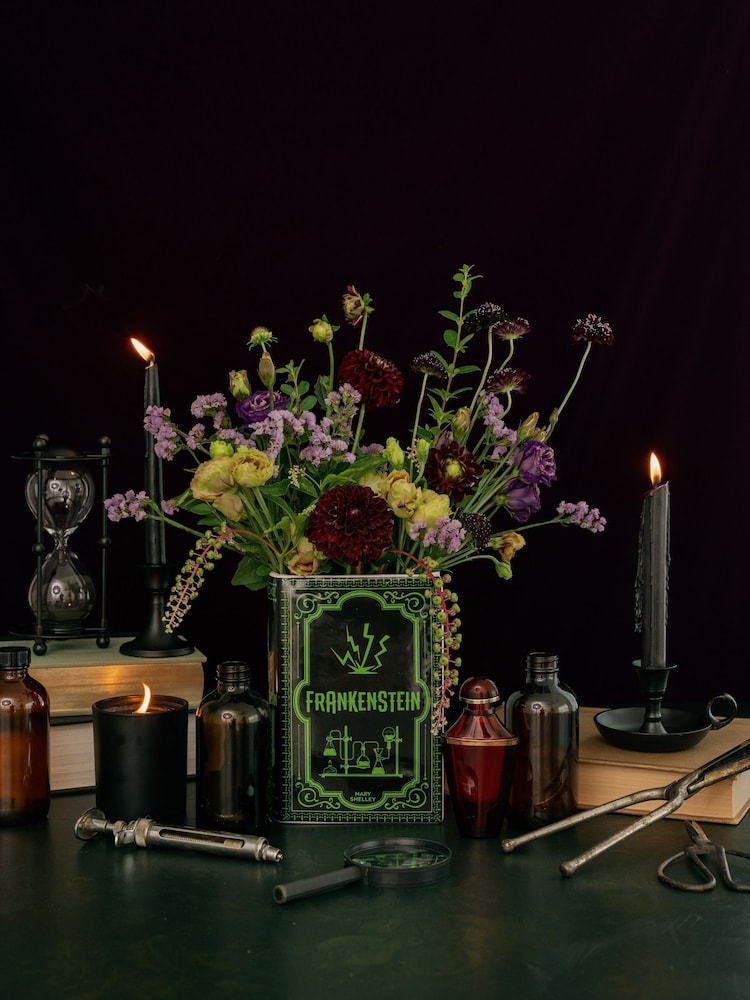 Steel Mill and Co. Green Large Frankenstein Book Vase - Image 1 of 4