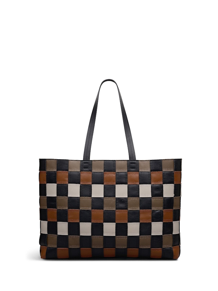 Radley Black The Abbey Patchwork Extra Large Tote Bag - Image 2 of 3 Radley Black The Abbey Patchwork Extra Large Tote Bag - Image 2 of 3