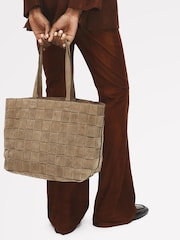 Radley Light Brown Suede The Abbey Large Tote Bag - Image 8 of 8