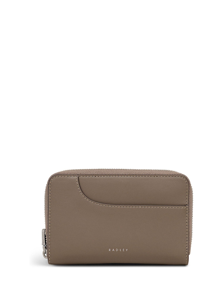 Radley Light Brown Pockets Medium Purse - Image 1 of 3