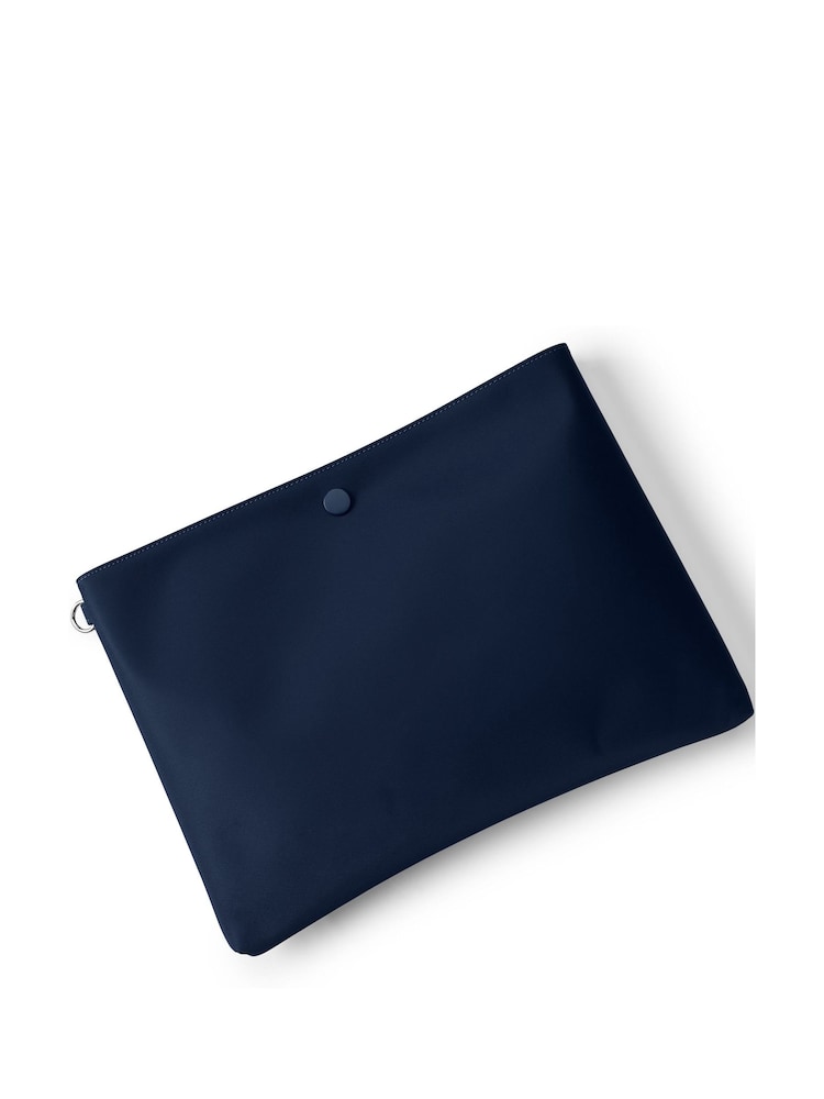 Lands' End Blue Large Nylon Tote bag - Image 5 of 5 Lands' End Blue Large Nylon Tote bag - Image 5 of 5