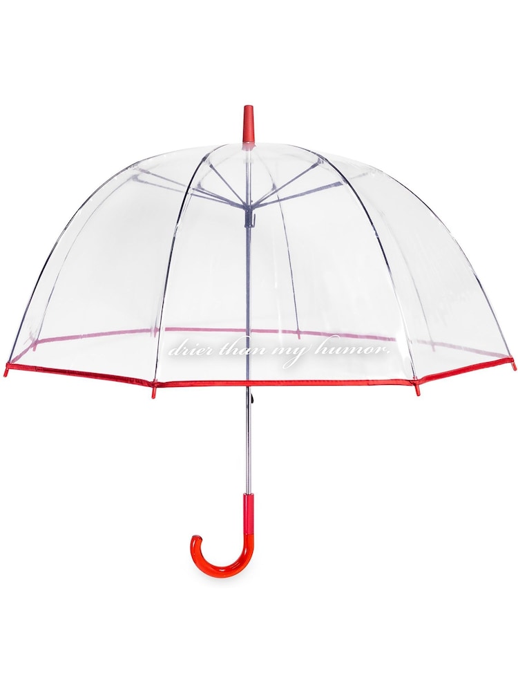 Kate Spade Clear Umbrella Drier Than My Humor - Image 2 of 3