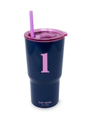 Kate Spade Blue Just Mine Initial Stainless Steel 20 oz. Tumbler - Image 2 of 2
