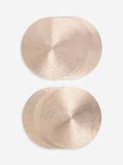 Gold Round Wipe Clean Set of 8 Placemats - Image 3 of 3