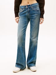 Tommy Jeans Blue Sia Low Bootcut Jeans - Image 1 of 1