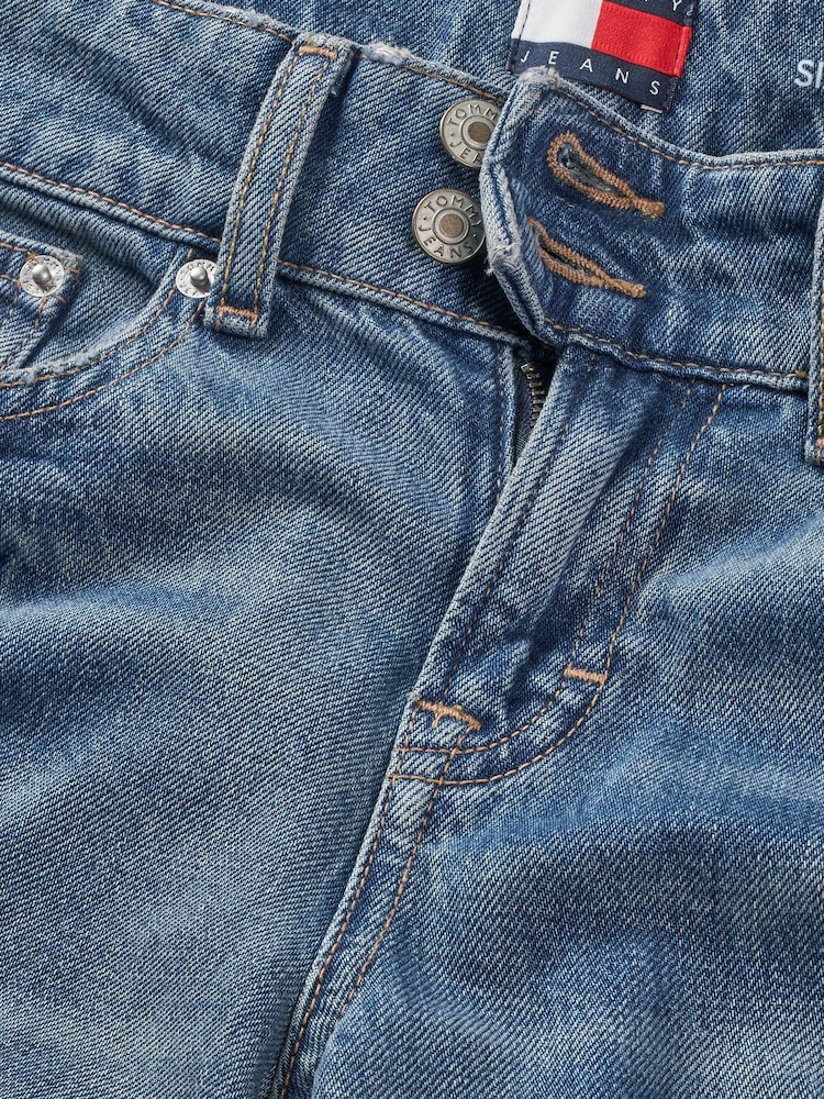 Tommy Jeans Blue Sia Low Bootcut Jeans - Image 7 of 7