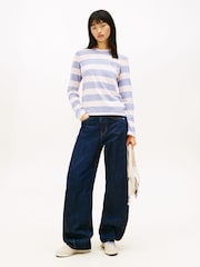 Tommy Jeans Flag Embroidery Jersey Long Sleeve T-Shirt - Imagen 4 de 5