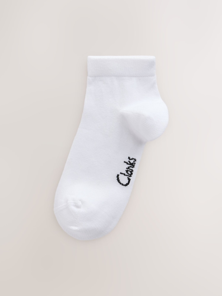 Belo - Clarks Clarks Back To School Trainer Socks 5 Pack - Slika 2 od 6