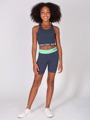 Pineapple Grey Panel Cycling Shorts - Image 3 of 6