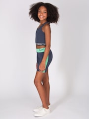 Pineapple Grey Panel Cycling Shorts - Image 4 of 6