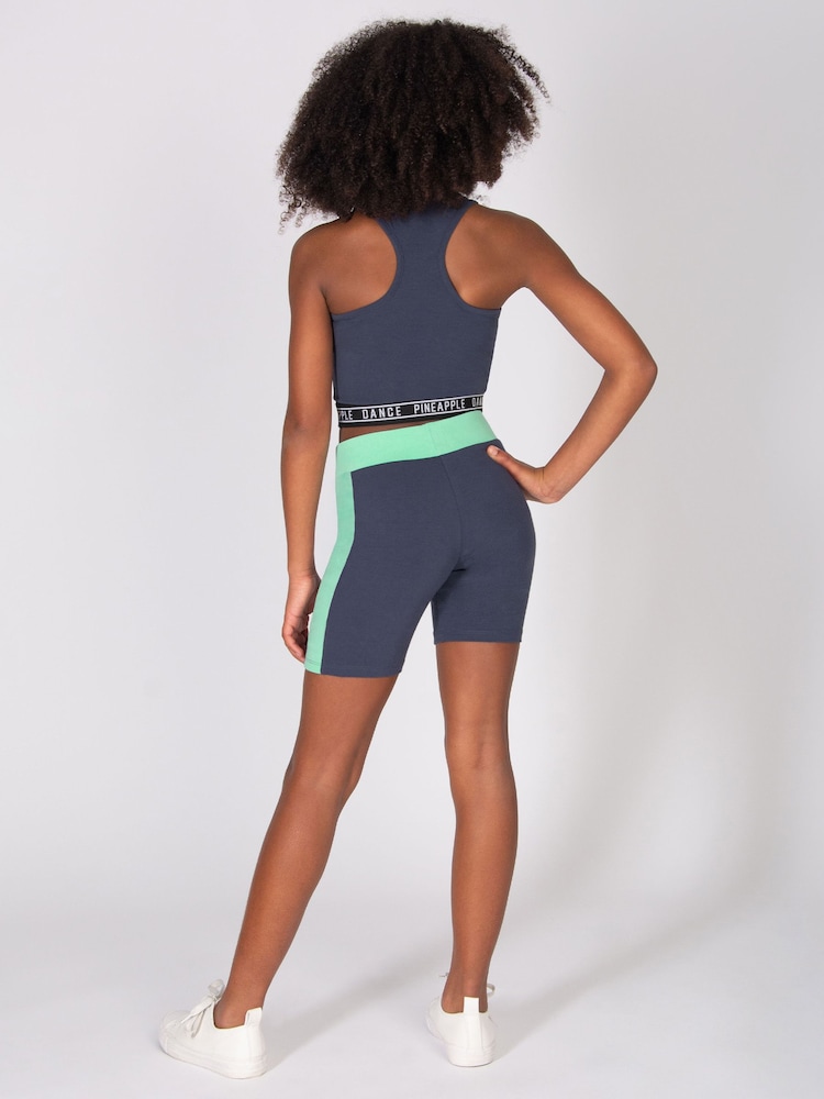 Pineapple Grey Panel Cycling Shorts - Image 6 of 6