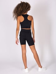 Pineapple Black Active Cycling Shorts - Image 2 of 7