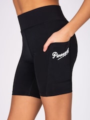 Pineapple Black Active Cycling Shorts - Image 5 of 7