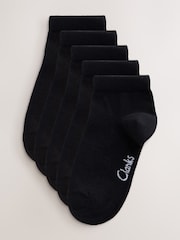 Crno - Clarks Clarks Back To School Trainer Socks 5 Pack - Slika 1 od 6