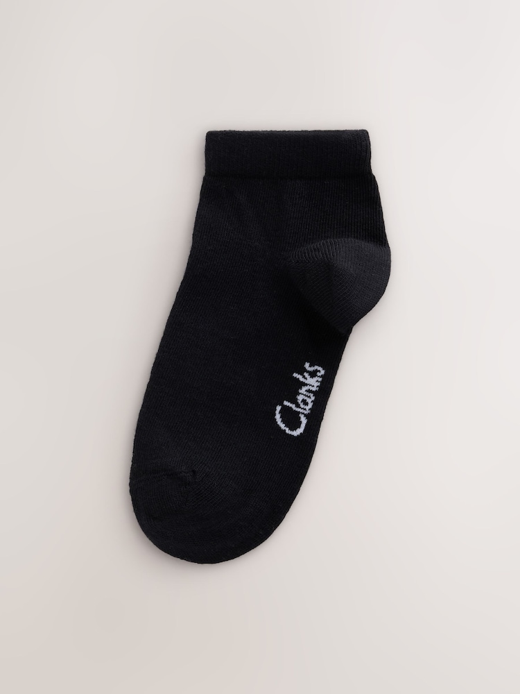 Crno - Clarks Clarks Back To School Trainer Socks 5 Pack - Slika 2 od 6