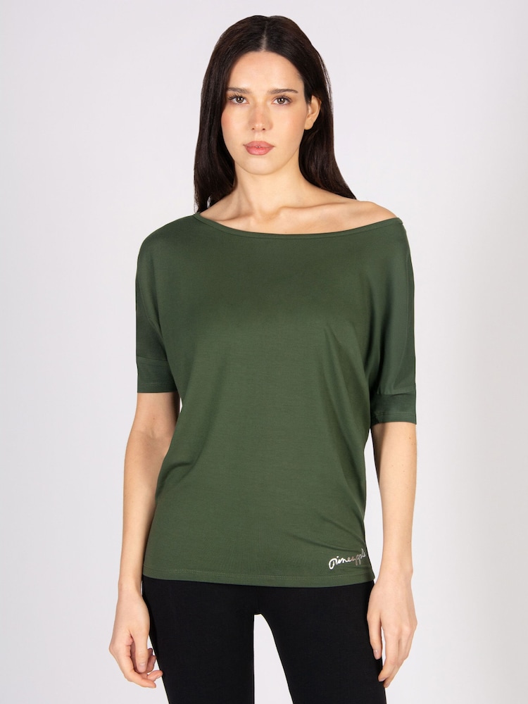 Pineapple Green Monroe Short Sleeve Jersey T-Shirt - Image 1 of 5