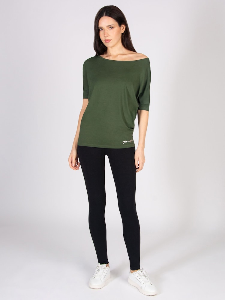 Pineapple Green Monroe Short Sleeve Jersey T-Shirt - Image 2 of 5