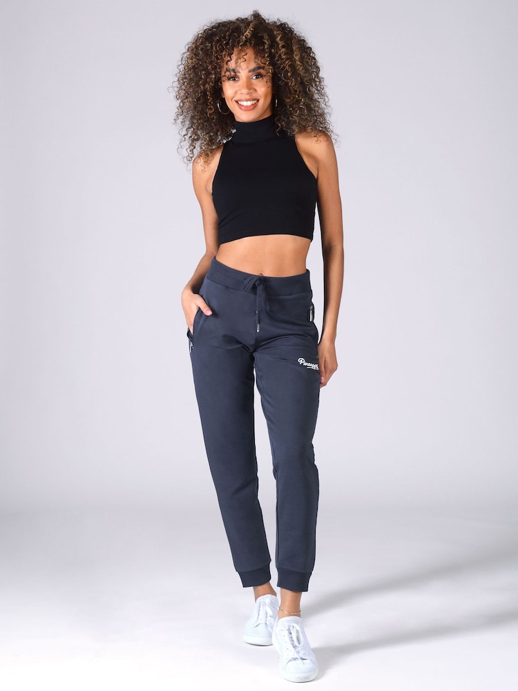 Pineapple Blue Petite Skinny Zip Joggers - Image 2 of 5