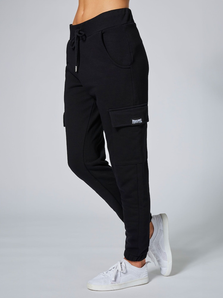 Pineapple Black Cargo Joggers - Image 1 of 5