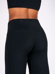 Pineapple Black Supersoft High Waisted Yoga Jersey Trousers - Image 3 of 7
