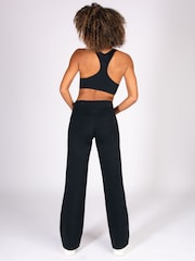 Pineapple Black Supersoft High Waisted Yoga Jersey Trousers - Image 6 of 7