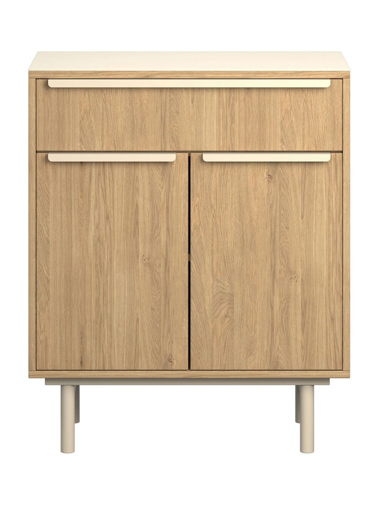 Bisley Chalk Finn 2 Door Sideboard With Drawer - Image 2 of 3 Bisley Chalk Finn 2 Door Sideboard With Drawer - Image 2 of 3