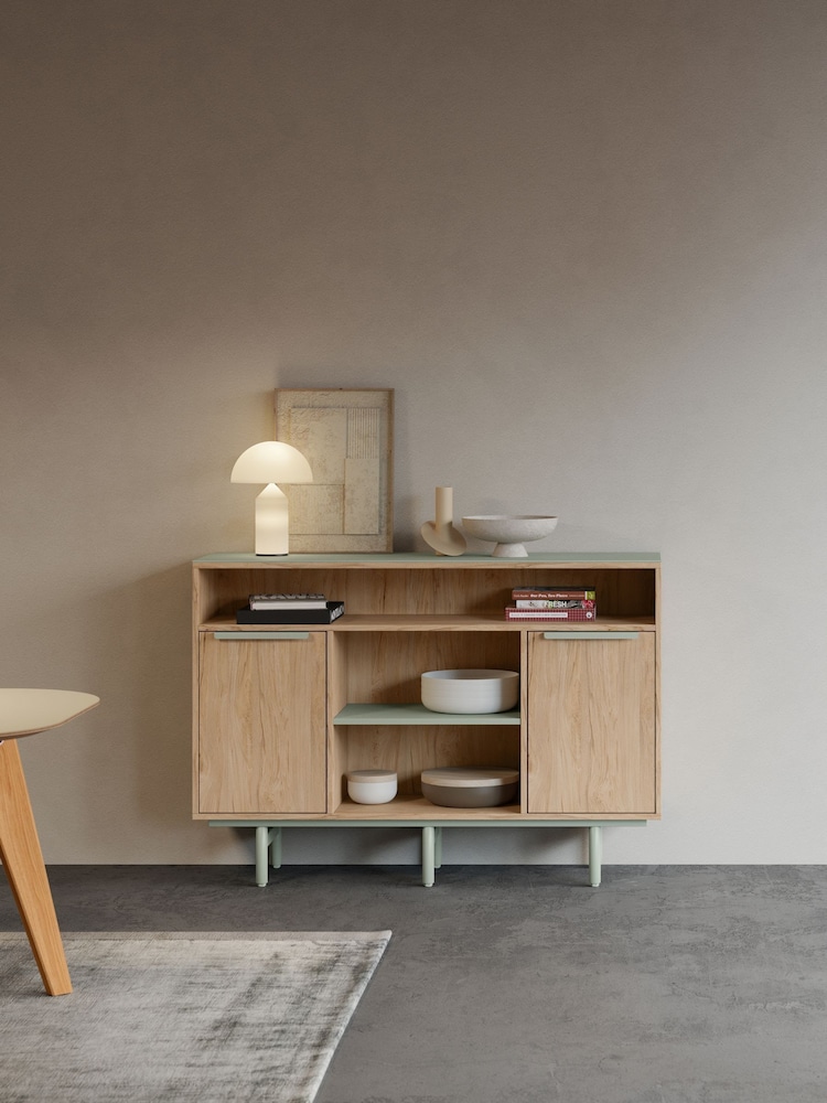 Bisley Regent Finn Large Open Sideboard - Image 1 of 3 Bisley Regent Finn Large Open Sideboard - Image 1 of 3