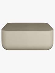 Abigail Ahern Pitted Linen Flat Top Coffee Table - Image 2 of 4