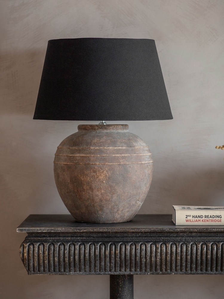 One.World Natural Lockton Spherical Table Lamp - Image 2 of 3