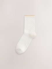 Sketchy Bunny Ankle Socks 4 Pack - Image 5 of 7
