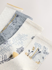 Sketchy Bunny Ankle Socks 4 Pack - Image 6 of 7