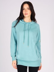 Pineapple Olive Green Longline Hoodie - Image 1 of 5