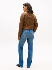 Tommy Hilfiger Blue Heritage Whiskered Mid Rise Bootcut Jeans - Image 2 of 5