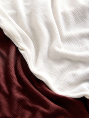 Red/White Sheer Layered Vest Top - Image 6 of 8