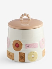 Multi Neutral Biscuit Icon Treat Jar - Image 4 of 4