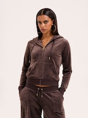 Juicy Couture Robertson Gold Hoodie - תמונה 1 מתוך 8