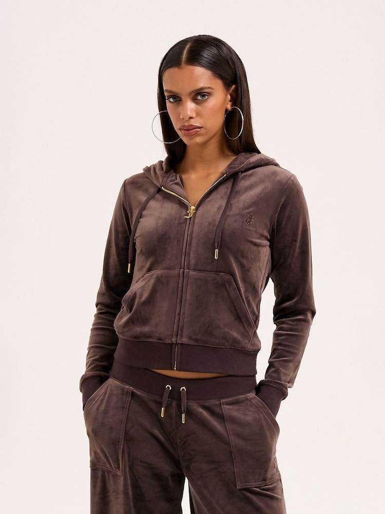 Juicy Couture Robertson Gold Hoodie - תמונה 1 מתוך 8