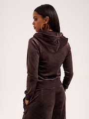 Juicy Couture Robertson Gold Hoodie - תמונה 2 מתוך 8