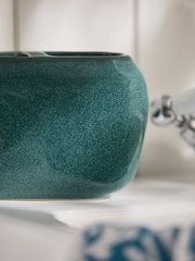Green Reactive Glaze Toothbrush Tidy - Image 2 of 2