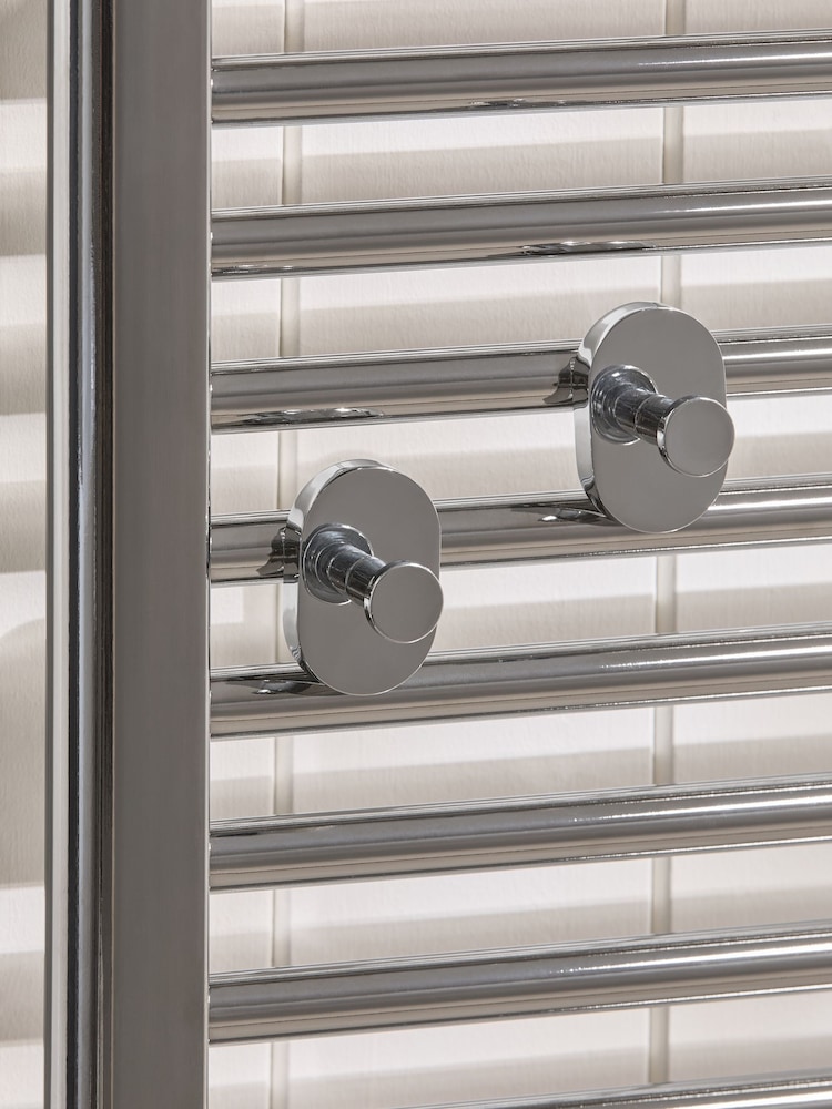 Set of 2 Chrome Magnetic Hooks - Image 2 of 4 Set of 2 Chrome Magnetic Hooks - Image 2 of 4