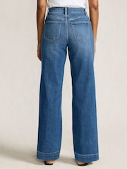 Lands' End Alto Waisted Wide Leg Jeans - Imagen 2 de 7