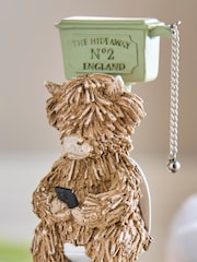 Natural Hamish the Highland Cow Bathroom Ornament - Image 2 of 2