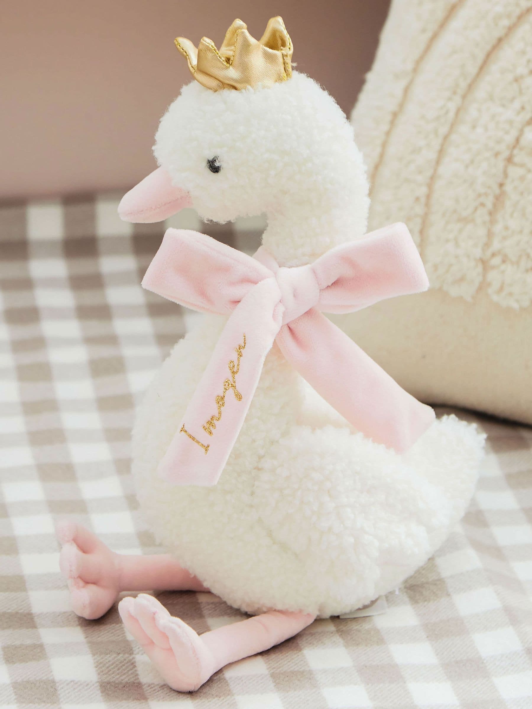 My 1st Years Personalised Swan Plush Toy