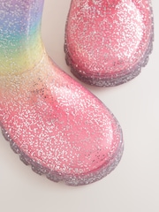 Multi Rainbow Glitter Wellies - Image 5 of 5
