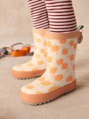 Orange Pumpkin Wellies - Image 3 of 8