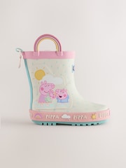 Cream Peppa Pig Handle Wellies - Image 2 of 5