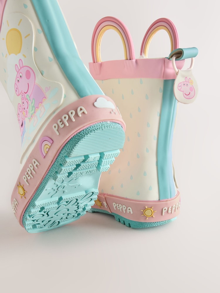 Cream Peppa Pig Handle Wellies - Image 5 of 5 Cream Peppa Pig Handle Wellies - Image 5 of 5
